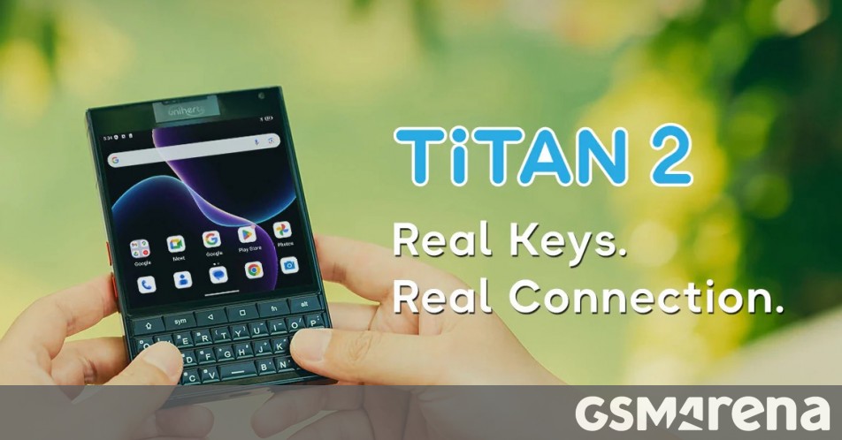 The Unihertz Titan 2 brings back the QWERTY keyboard, pairs it with a square 4.5" display
